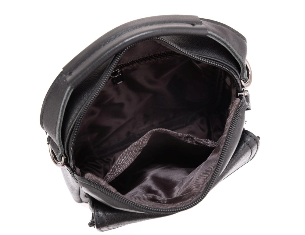 Невелика чоловіча шкіряна сумка через плече Tiding Bag N2-8013A - Фотографія № 3
