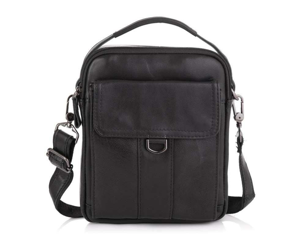Невелика чоловіча шкіряна сумка через плече Tiding Bag N2-8013A - Фотографія № 5