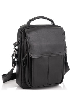 Чоловіча сумка через плече чорна Tiding Bag N2-8017A
