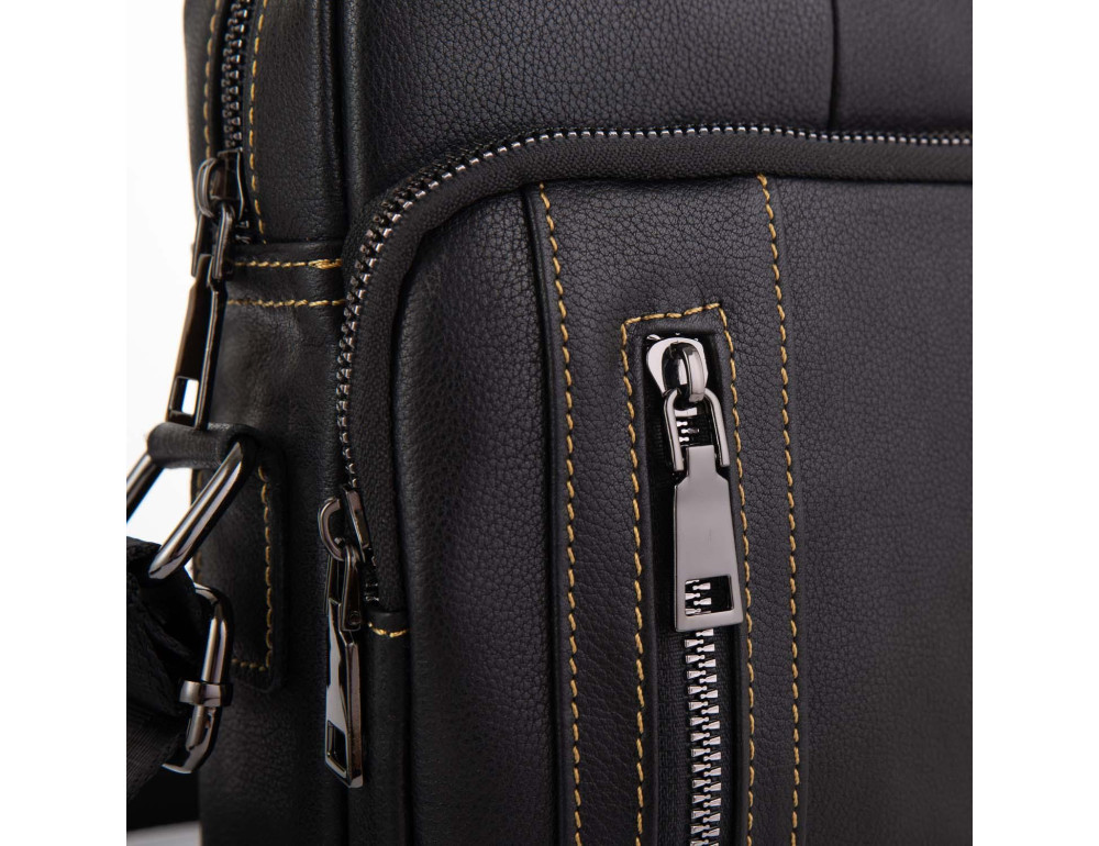 Чоловіча сумка через плече із натуральної шкіри Tiding Bag N2-9801A - Фотографія № 6