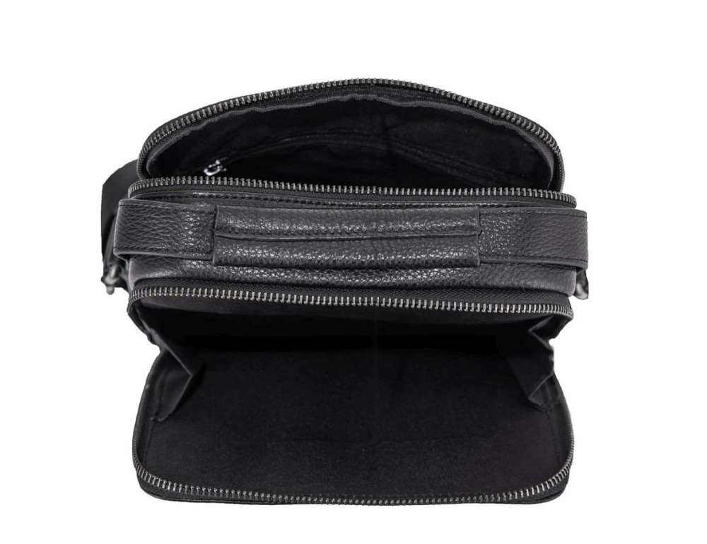 Барсетка чоловіча шкіряна через плече Tiding Bag NA50-1003A - Фотографія № 2