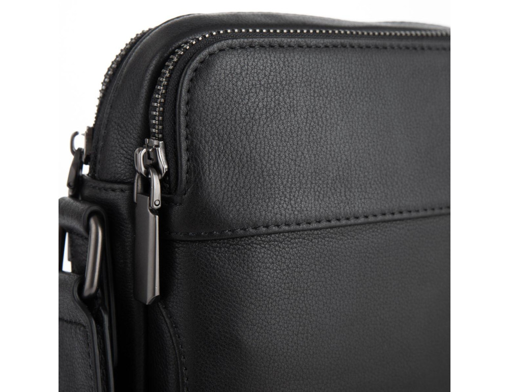 Мужская сумка через плечо кожаная Tiding Bag NA50-1570A - Фото № 2