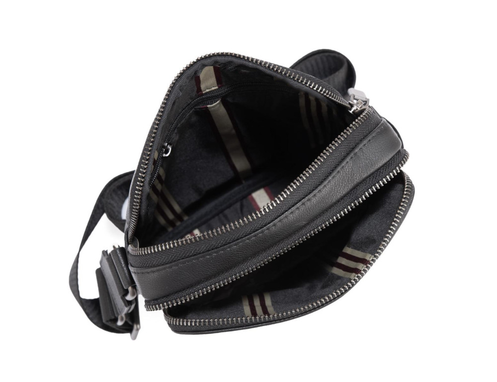 Мужская сумка через плечо кожаная Tiding Bag NA50-1570A - Фото № 3