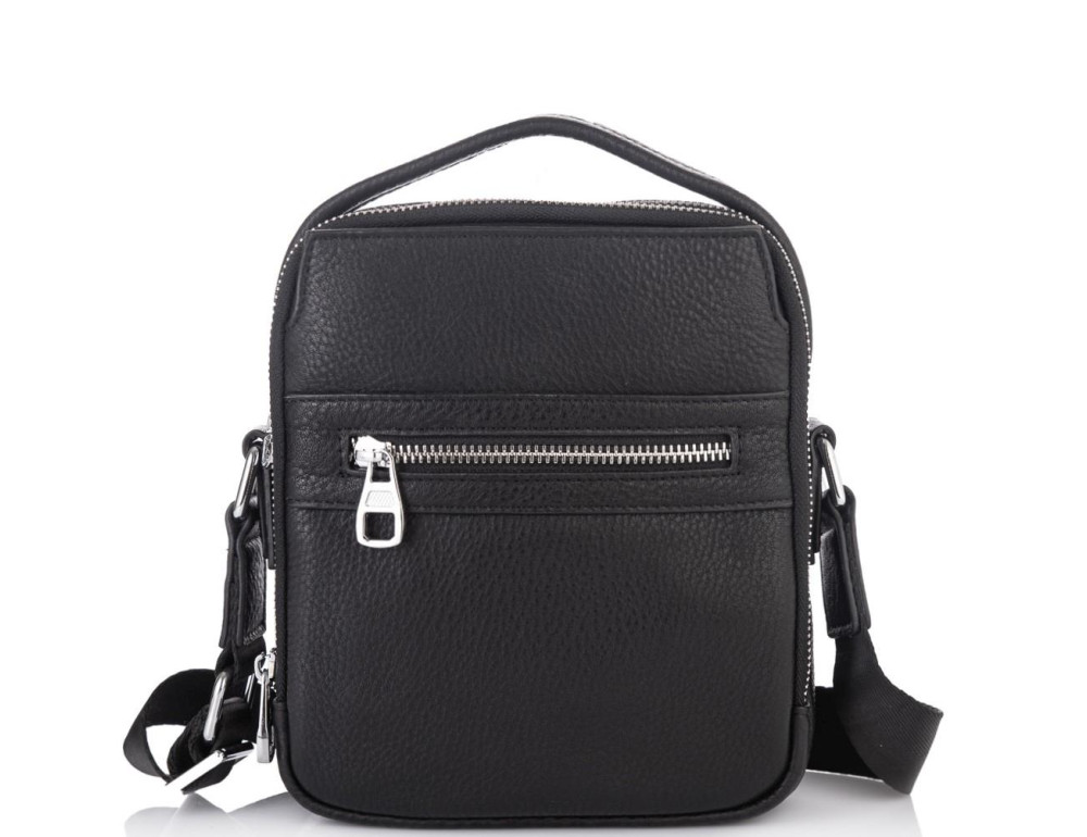 Сумка-барсетка мужская кожаная через плечо Tiding Bag NA50-190-1A - Фото № 2