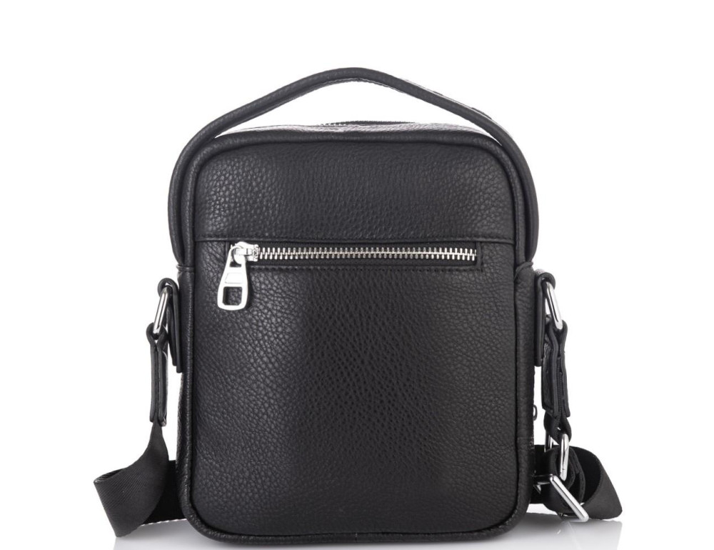 Сумка-барсетка мужская кожаная через плечо Tiding Bag NA50-190-1A - Фото № 3