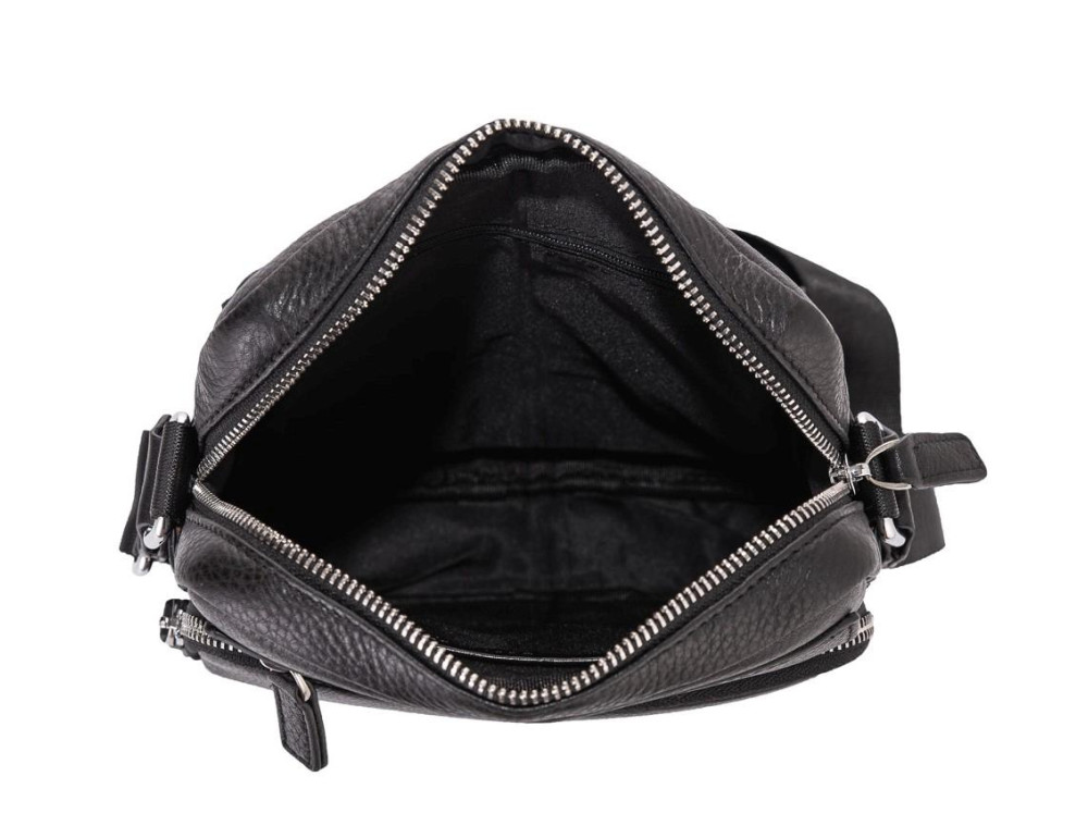 Компактна чоловіча шкіряна сумка через плече Tiding Bag NA50-8113A - Фотографія № 2