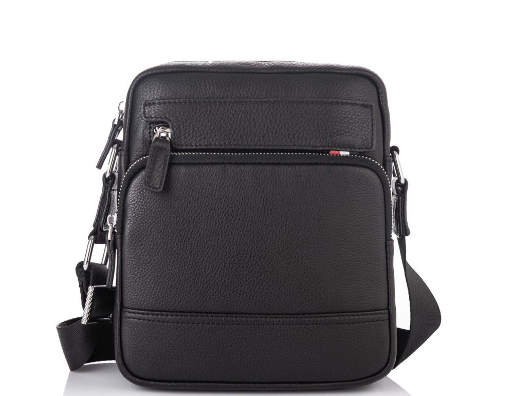 Компактна чоловіча шкіряна сумка через плече Tiding Bag NA50-8113A - Фотографія № 5