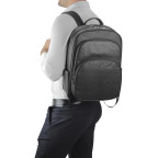 Кожаный черный мужской рюкзак Tiding Bag NM11-166A - Фото № 101