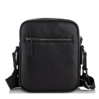 Чоловіча шкіряна сумка через плече чорна Tiding Bag NM11-7515A - Фотографія № 101 Чоловіча шкіряна сумка через плече чорна Tiding Bag NM11-7515A - Фотографія № 101
