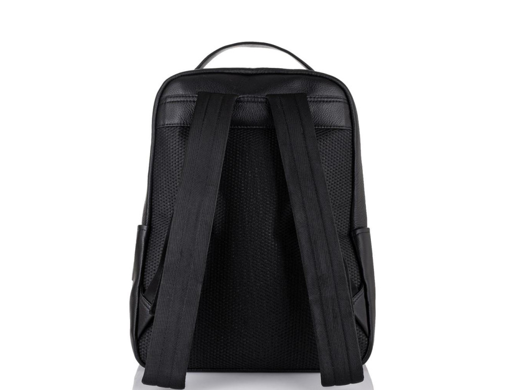 Молодіжний рюкзак натуральна шкіра чорний Tiding Bag NM11-7537A - Фотографія № 3