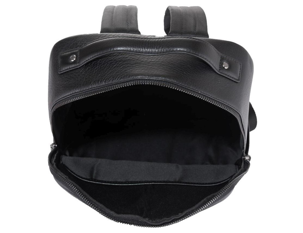 Молодіжний рюкзак натуральна шкіра чорний Tiding Bag NM11-7537A - Фотографія № 4