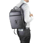 Мужской кожаный рюкзак черный с плетением Tiding Bag NM11-8838A - Фото № 106 Мужской кожаный рюкзак черный с плетением Tiding Bag NM11-8838A - Фото № 106