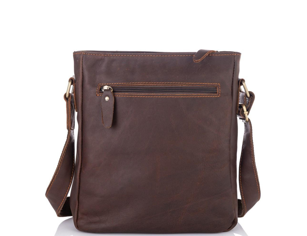 Мужской мессенджер через плечо натуральная кожа Tiding bag NM15-0016R - Фото № 3