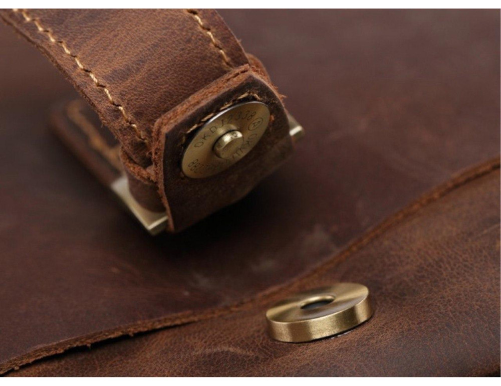 Сумка чоловіча через шкіряне плече з ручкою Tiding Bag NM15-6096R - Фотографія № 2