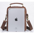 Сумка чоловіча через шкіряне плече з ручкою Tiding Bag NM15-6096R - Фотографія № 104