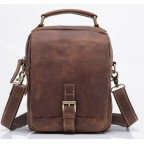 Сумка чоловіча через шкіряне плече з ручкою Tiding Bag NM15-6096R - Фотографія № 108