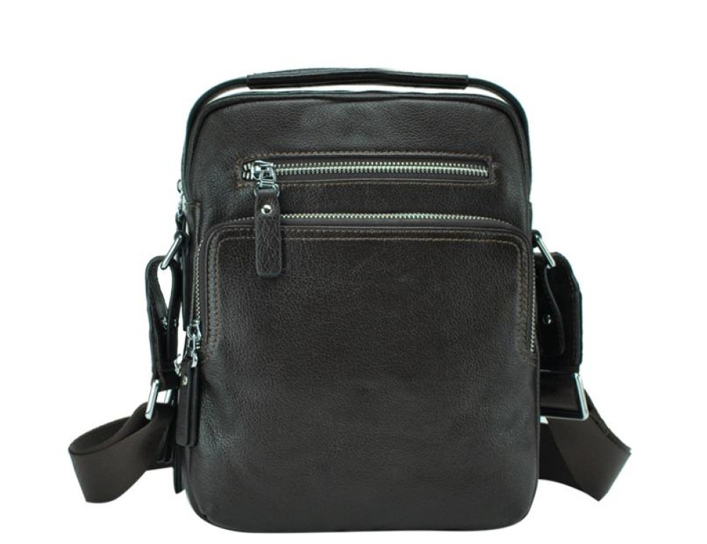 Чоловіча шкіряна через плече з ручкою Tiding Bag NM17-0097-2C - Фотографія № 3