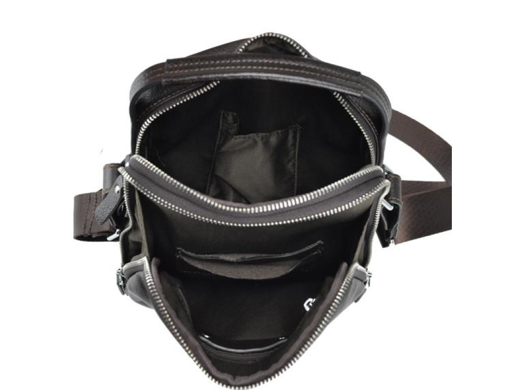 Чоловіча шкіряна через плече з ручкою Tiding Bag NM17-0097-2C - Фотографія № 4