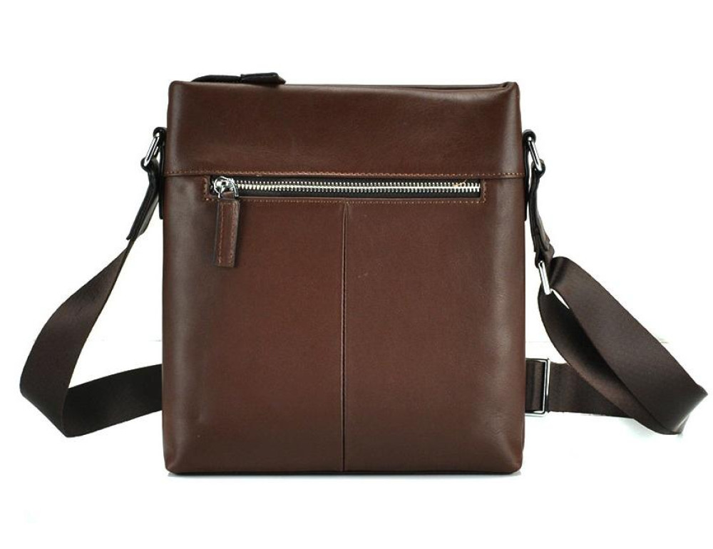 Мессенджер через плечо мужской кожаный Tiding Bag NM17-1018-2C - Фото № 4