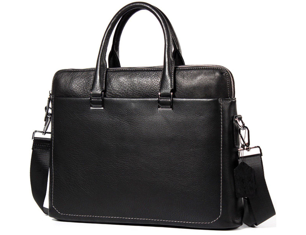 Деловая кожаная сумка под документы А4 и ноутбук Tiding Bag NM17-9069-5A - Фото № 1 Деловая кожаная сумка под документы А4 и ноутбук Tiding Bag NM17-9069-5A - Фото № 1