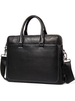 Деловая кожаная сумка под документы А4 и ноутбук Tiding Bag NM17-9069-5A