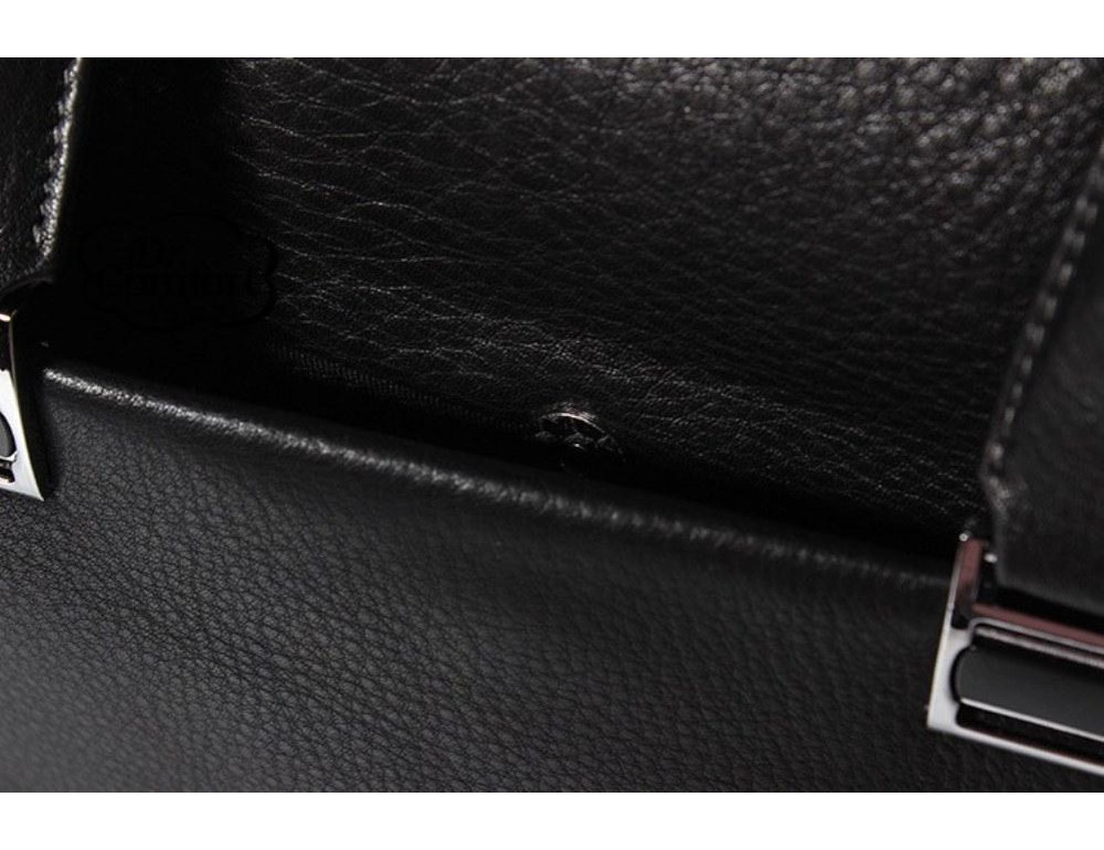 Деловая кожаная сумка под документы А4 и ноутбук Tiding Bag NM17-9069-5A - Фото № 3