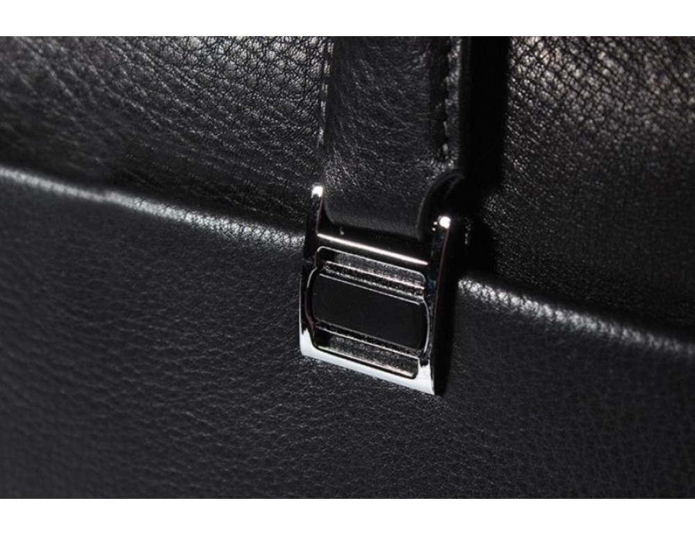 Деловая кожаная сумка под документы А4 и ноутбук Tiding Bag NM17-9069-5A - Фото № 5