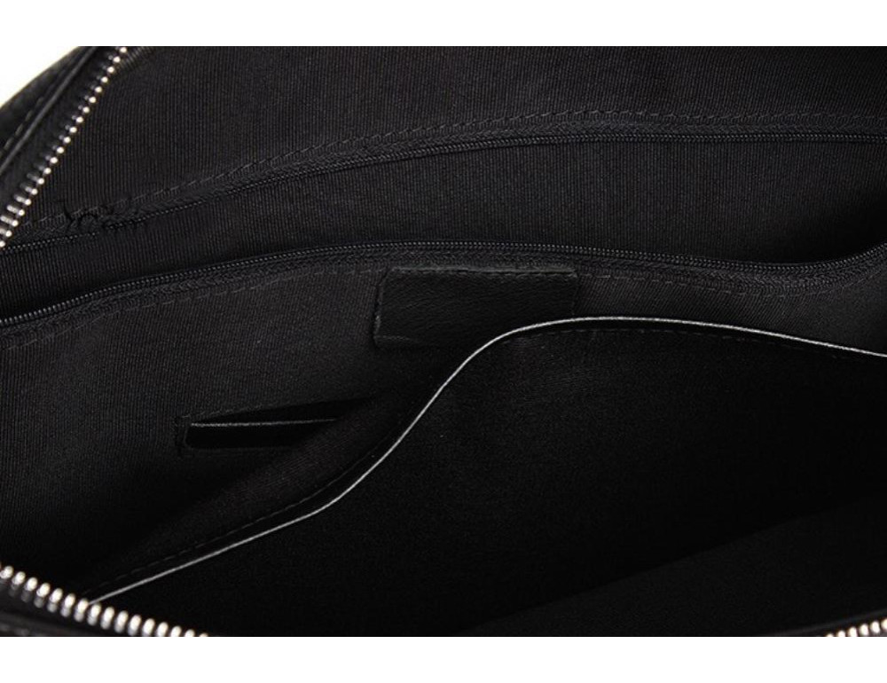 Деловая кожаная сумка под документы А4 и ноутбук Tiding Bag NM17-9069-5A - Фото № 10