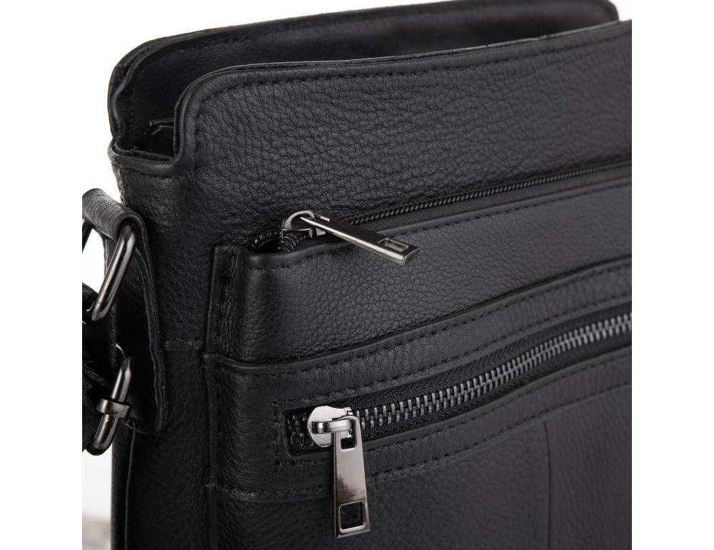 Стильная мужская кожаная сумка через плечо Tiding Bag NM20-0101A - Фото № 2