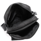 Мужская кожаная сумка черная через плечо Tiding Bag NM20-1812A - Фото № 102 Мужская кожаная сумка черная через плечо Tiding Bag NM20-1812A - Фото № 102