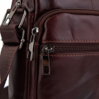 Шкіряна чоловіча сумка через плече коричнева Tiding Bag NM20-2610C - Фотографія № 101