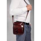 Шкіряна чоловіча сумка через плече коричнева Tiding Bag NM20-2610C - Фотографія № 105