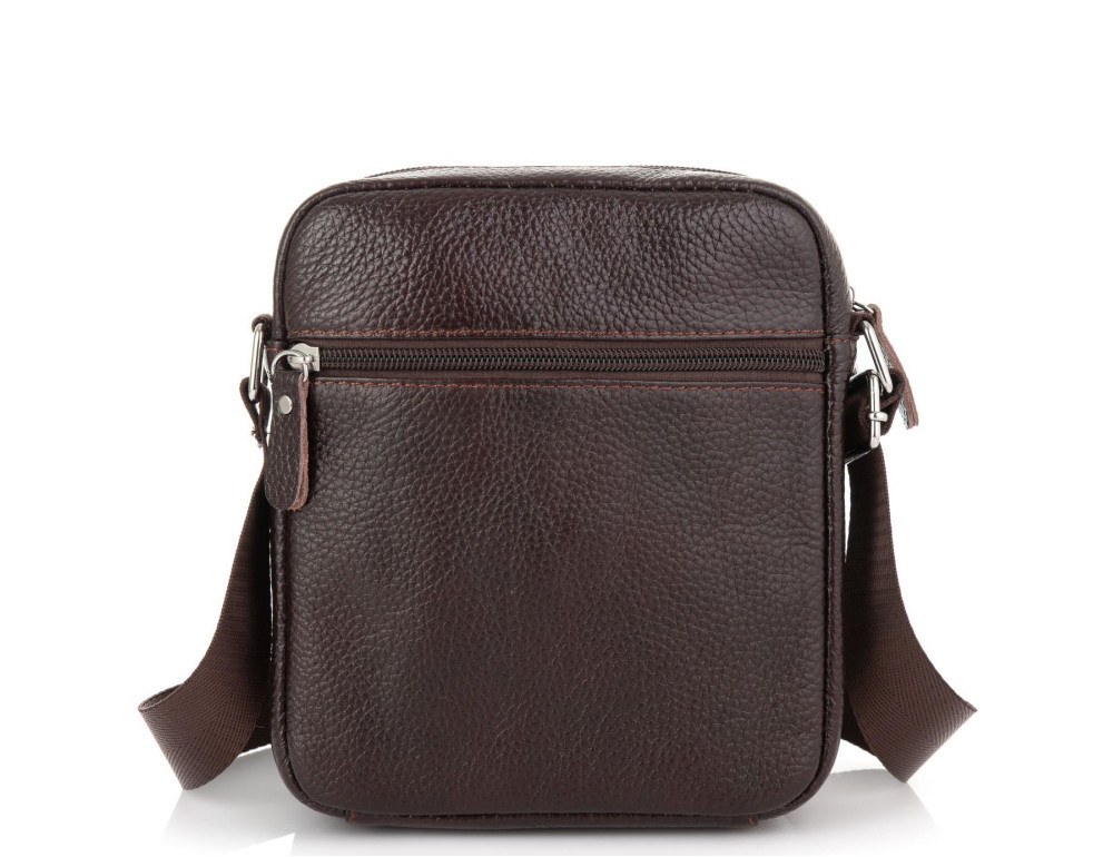 Коричневая мужская сумка Tiding Bag NM20-2610DB - Фото № 3