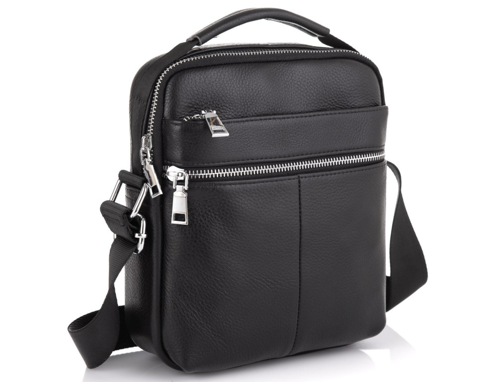 Чоловіча шкіряна сумка через плече Tiding Bag NM23-2303A - Фотографія № 1 Чоловіча шкіряна сумка через плече Tiding Bag NM23-2303A - Фотографія № 1