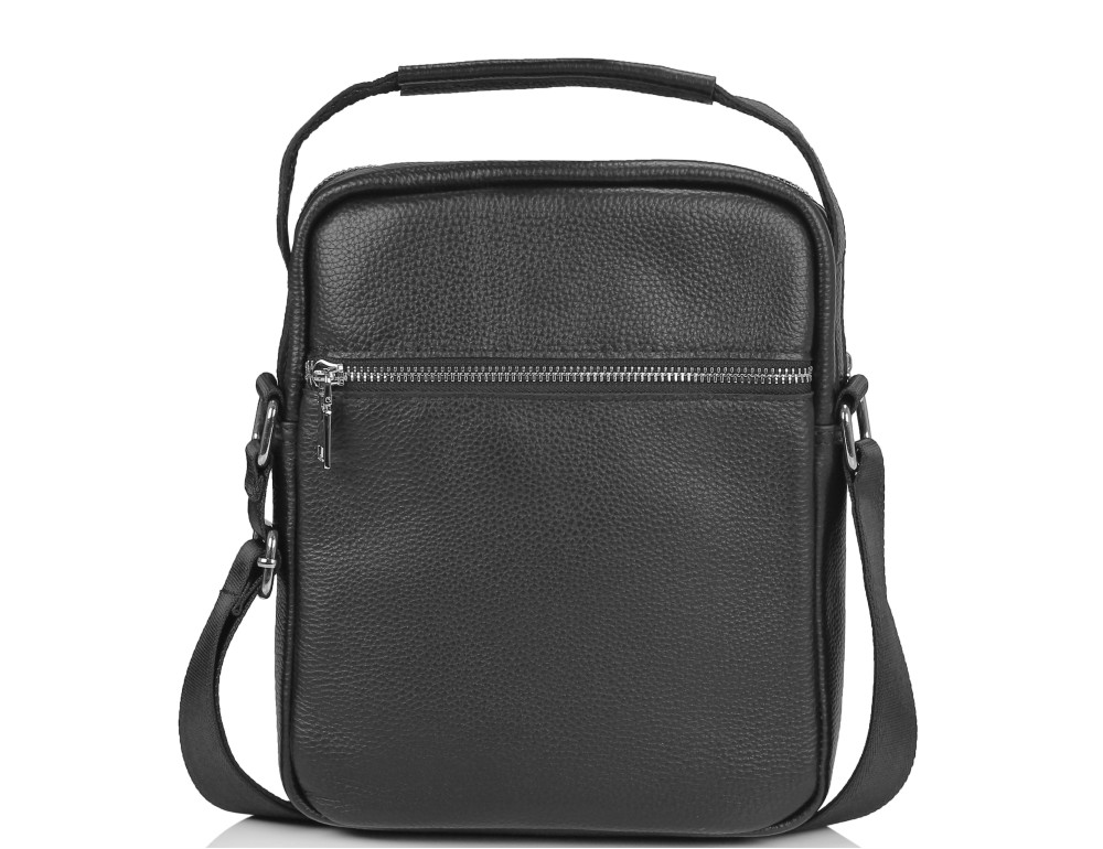 Чоловіча сумка-месенджер через чорне плече Tiding Bag NM23-2305A - Фотографія № 6