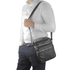 Мужская кожаная сумка через плечо мессенджер Tiding Bag NM23-2306A - Фото № 105 Мужская кожаная сумка через плечо мессенджер Tiding Bag NM23-2306A - Фото № 105