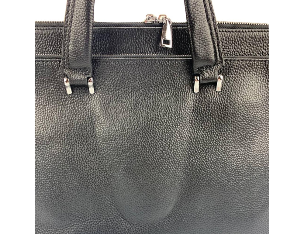 Уценка! Мужская классическая кожаная сумка для ноутбука Tiding Bag NM23-2307A-5 - Фото № 2