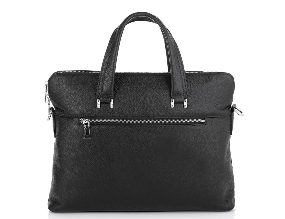 Уценка! Мужская классическая кожаная сумка для ноутбука Tiding Bag NM23-2307A-5 - Фото № 5