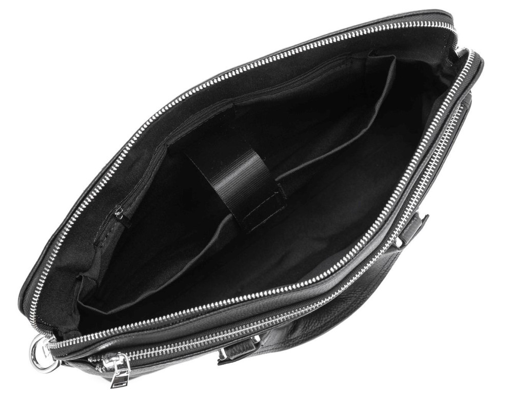 Уценка! Мужская классическая кожаная сумка для ноутбука Tiding Bag NM23-2307A-5 - Фото № 6