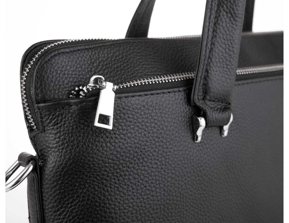 Мужская классическая кожаная сумка для ноутбука Tiding Bag NM23-2307A - Фото № 2
