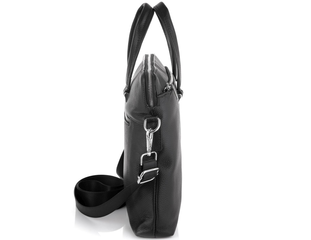 Мужская классическая кожаная сумка для ноутбука Tiding Bag NM23-2307A - Фото № 4