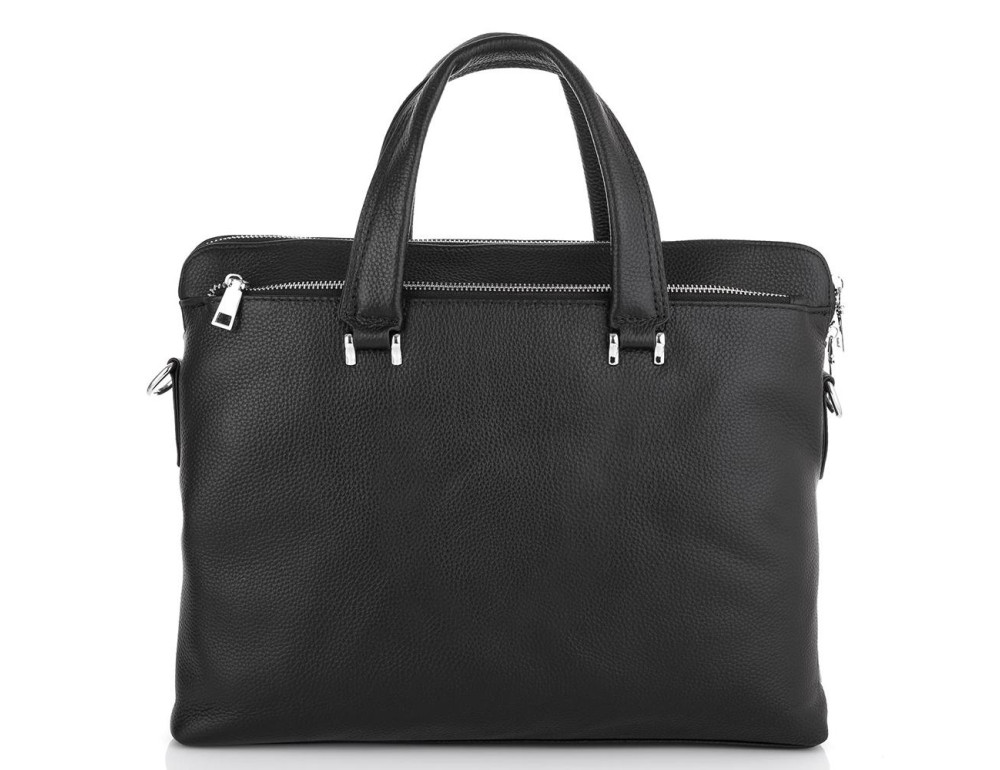 Мужская классическая кожаная сумка для ноутбука Tiding Bag NM23-2307A - Фото № 6