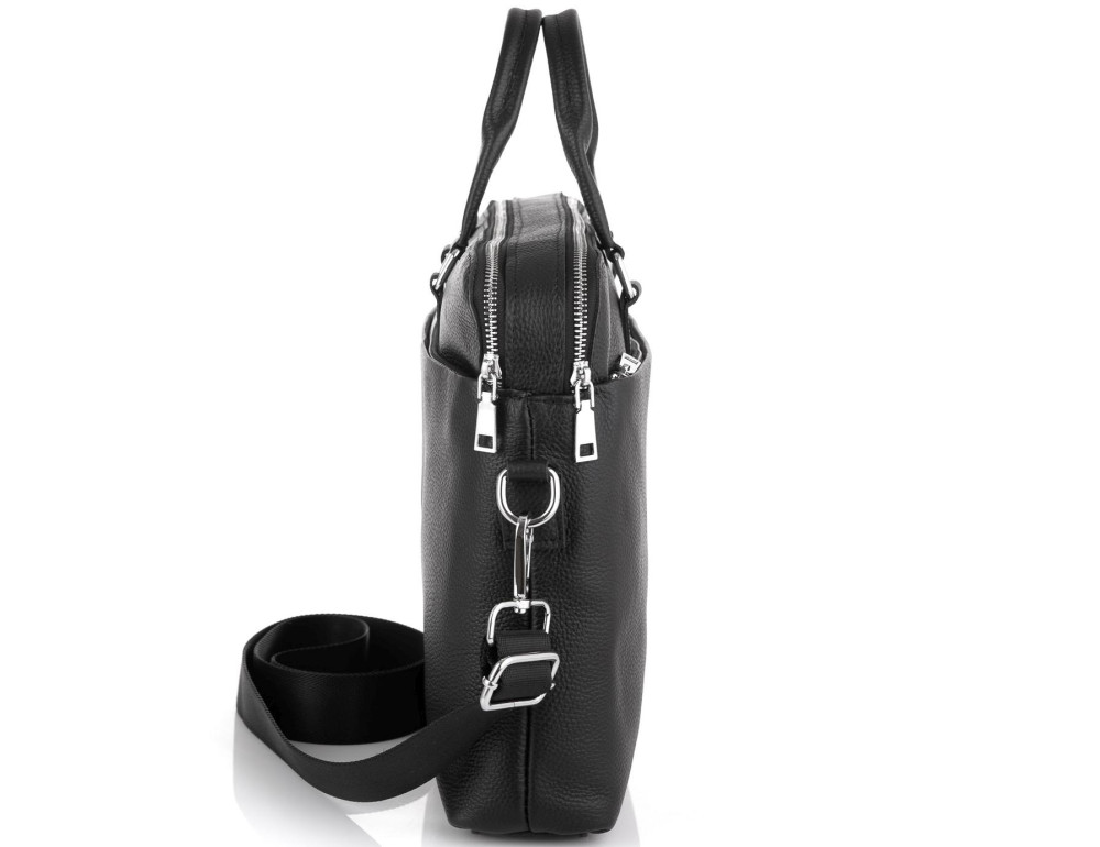 Кожаная сумка для ноутбука Tiding Bag NM23-2308A - Фото № 4