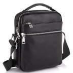 Мужская черная кожаная сумка через плечо Tiding Bag NM23-6013A - Фото № 100 Мужская черная кожаная сумка через плечо Tiding Bag NM23-6013A - Фото № 100