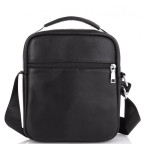 Мужская черная кожаная сумка через плечо Tiding Bag NM23-6013A - Фото № 103 Мужская черная кожаная сумка через плечо Tiding Bag NM23-6013A - Фото № 103
