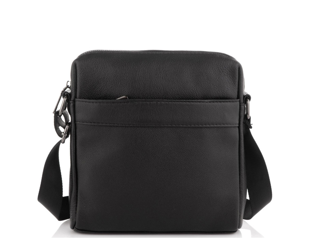 Мужская сумка через плечо черная Tiding Bag NM23-8017A - Фото № 5