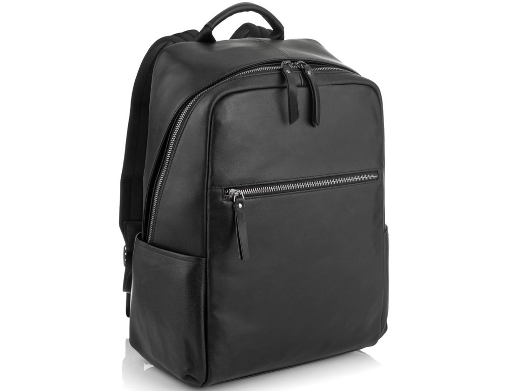 Черный стильный кожаный мужской рюкзак Tiding Bag NM29-2679BA - Фото № 1 Черный стильный кожаный мужской рюкзак Tiding Bag NM29-2679BA - Фото № 1