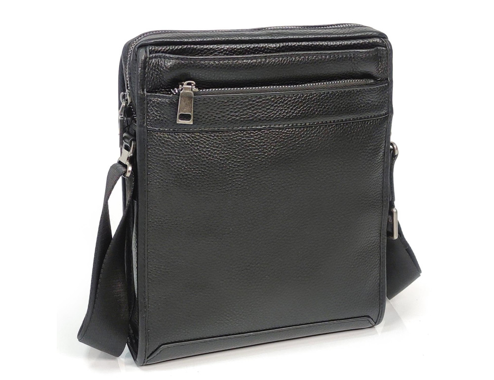 Мужской средний мессенджер с зернистой текстурой кожи Tiding Bag NM29-287891A - Фото № 1 Мужской средний мессенджер с зернистой текстурой кожи Tiding Bag NM29-287891A - Фото № 1