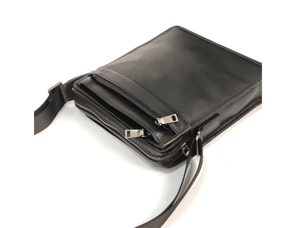 Мужской средний мессенджер с зернистой текстурой кожи Tiding Bag NM29-287891A - Фото № 3