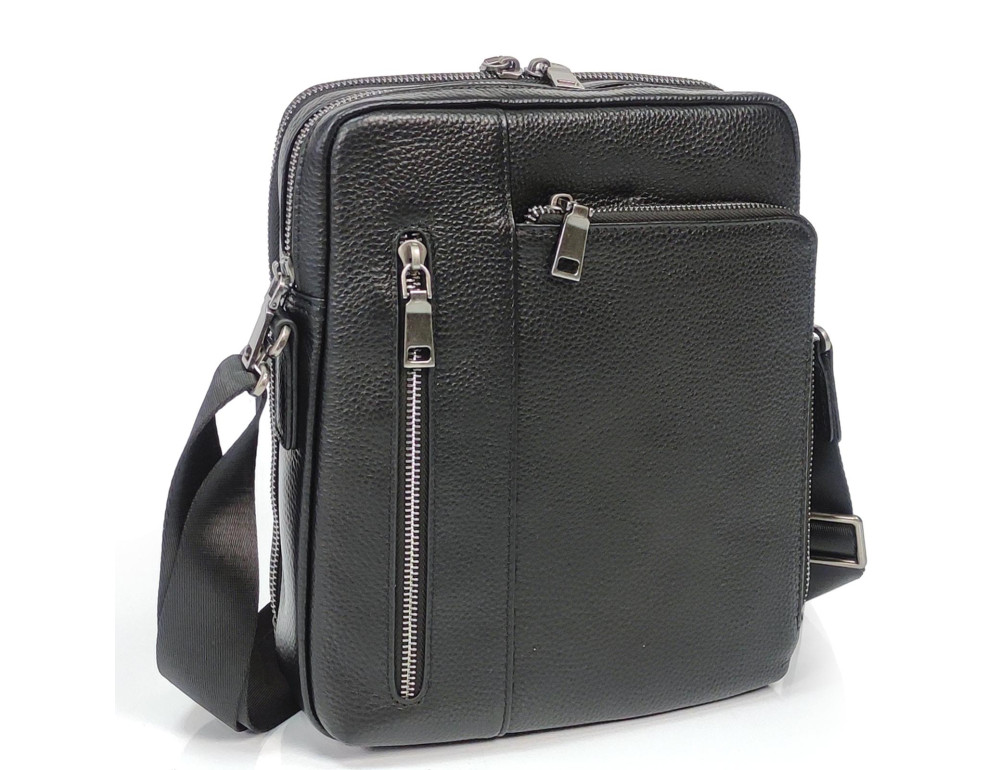 Мужская кожаная сумка через плечо Tiding Bag NM29-297890A - Фото № 1 Мужская кожаная сумка через плечо Tiding Bag NM29-297890A - Фото № 1